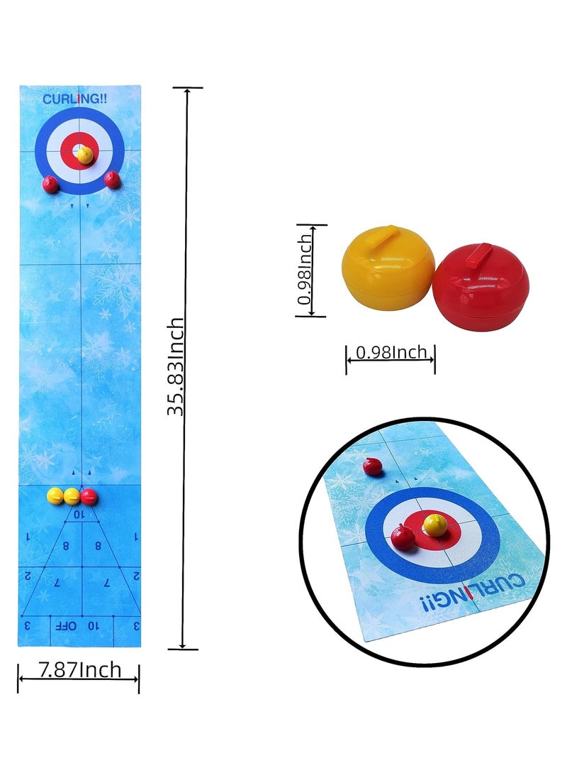 Toy Box - Indoor Curling Game Toys for Kids & Teens, Family Board Game, Table Top Games for Parent Children - Image 1
