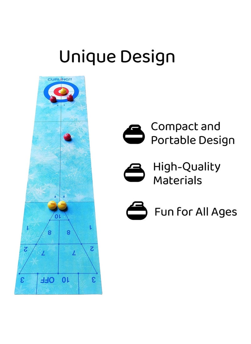 Toy Box - Indoor Curling Game Toys for Kids & Teens, Family Board Game, Table Top Games for Parent Children - Image 1