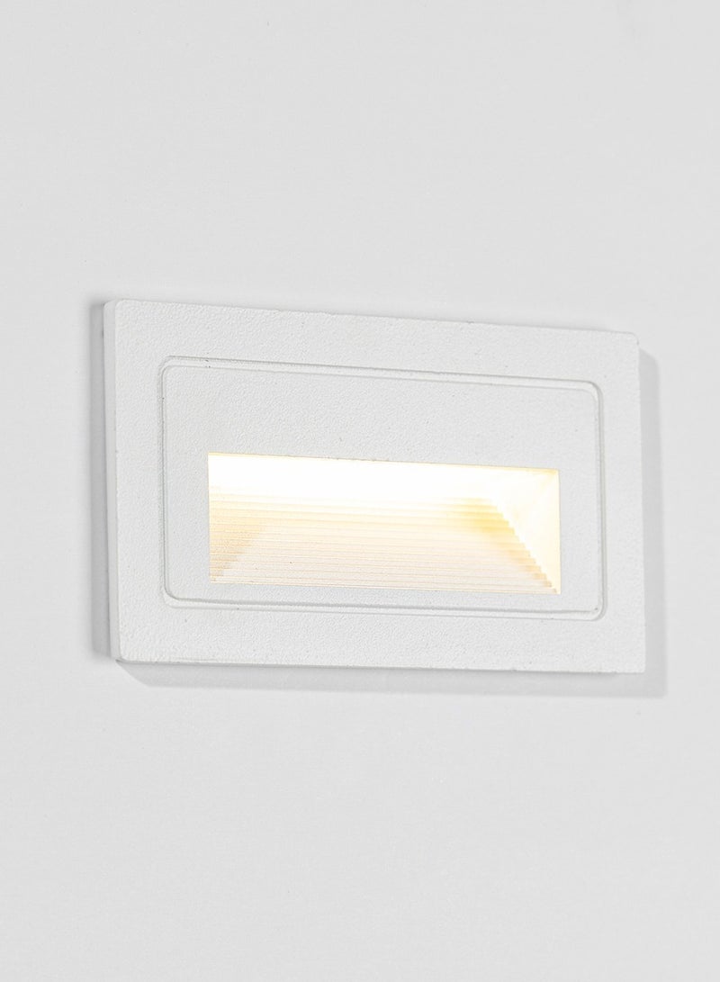 UCANDLE 6Pcs Rectangular Staircase Spotlight White Frame  - Image 5