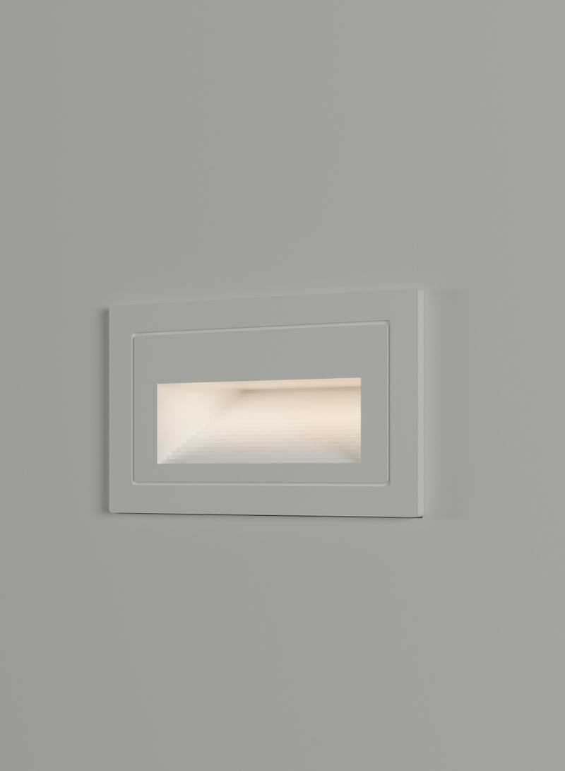 UCANDLE 6Pcs Rectangular Staircase Spotlight White Frame  - Image 4