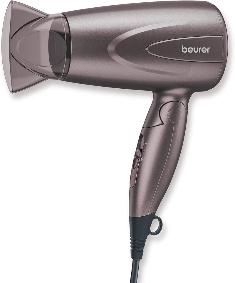 Beurer HC 17 Compact Hair Dryer with Folding Function, 1300 Watts, Overheat Protection - Image 1