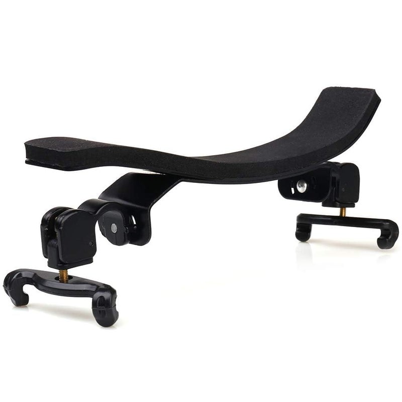 PERLMAN Violin Shoulder Rest, Premium Large Arc aluminum alloy plate skeleton High strength sponge Comfortable violin shoulder pad -Black (4/4) - Image 4
