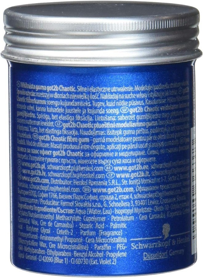 Got2B Chaot Modeling Fibre Gum Hold 3 (100ml) Hair Wax for Men Creates Tousled Looks, Hair Paste with Strong but Flexible Hold for Individual Styles - Image 2