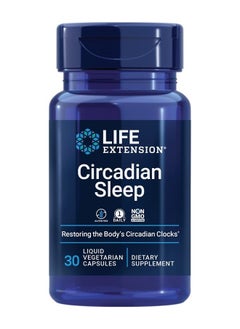 Circadian Sleep — Nobiletin and Melatonin Sleep Support Supplement for Restful Night Aid and Healthy Sleep-Wake Cycle - Gluten-Free, Vegetarian, Non-GMO - 30 Capsules