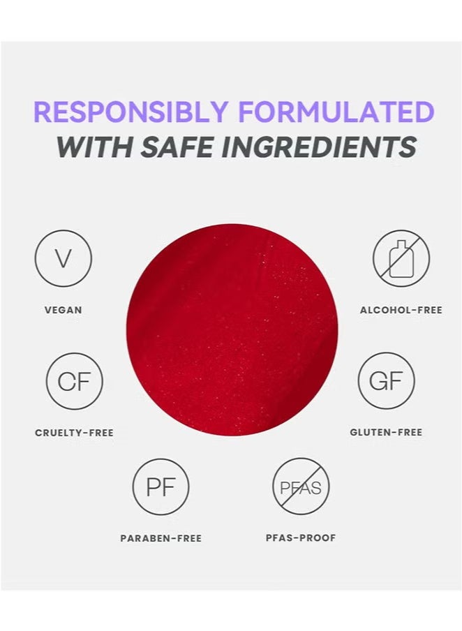 siimunana Lip Stain Tint – Long Lasting Waterproof Lip Liner & Gloss Makeup, Nude Pink Dark Brown Shades for All-Day Wear (Lovely Chestnut Brown) - Image 5