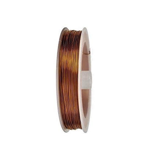 ART IFACT ART IFACT 100 Meters Enameled Copper Wire of 38 Gauge 999 Pure Copper Wire on Spool Winding Wire Magnetic Wire 38 Gauge 015mm Diameter  - Image 1