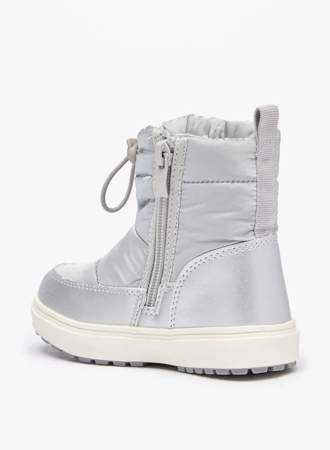 جونيورز بوت بناتي بسحاب وشريط سحب