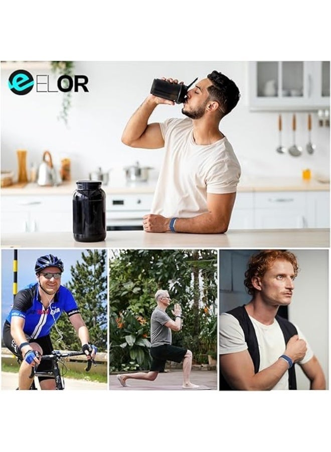 Silicone Sport Band Compatible with WHOOP 5.0, Peak, One & Life MG – Waterproof Soft Flexible Replacement Strap - Image 3