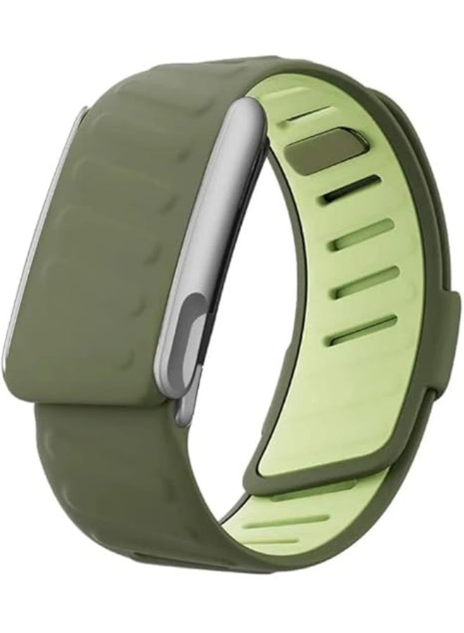 Silicone Sport Band Compatible with WHOOP 5.0, Peak, One & Life MG – Waterproof Soft Flexible Replacement Strap - Image 1