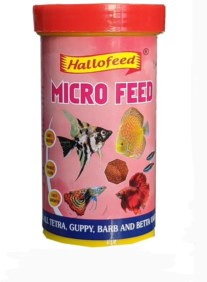 Hallofeed Fisher Men Hallofeed Micro Feed Dry Sinking Granules Fish Food: Tailored for Young Fish Species, Fostering Growth and Development | 100g - Image 4
