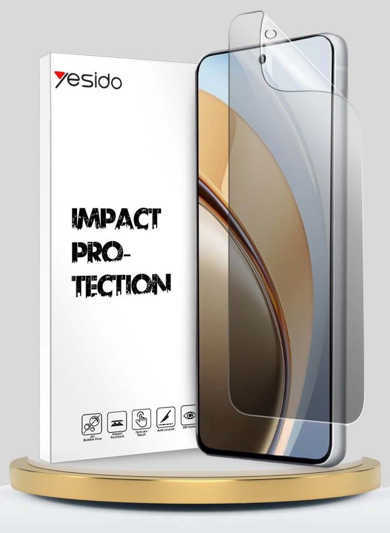 Yesido vivo V40 Lite (IDN) 5G 2024 Yesido Premium Hydrogel Film Thin and Flexible Screen Protector - Clear - Image 1