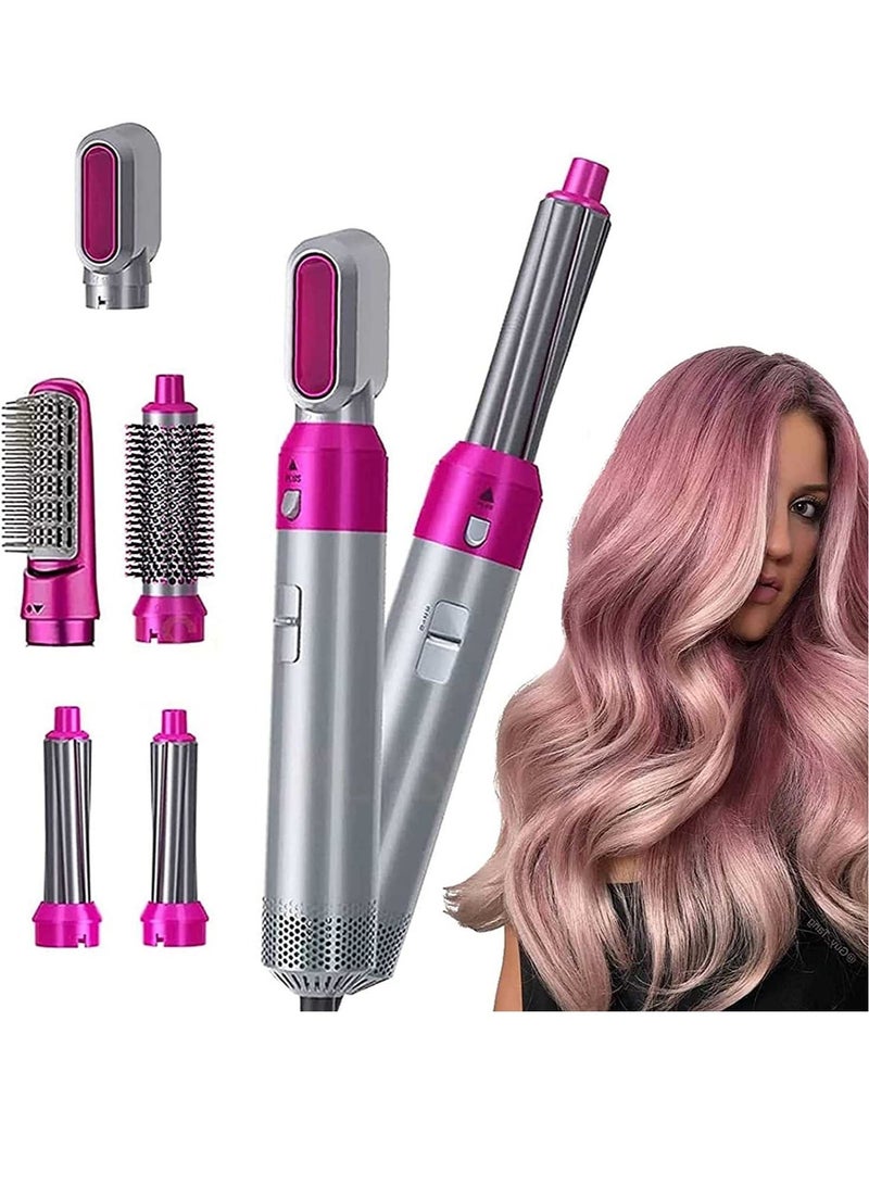 ELTRAZONE Hair Dryer,Hot Air Blower Styler & Volumizer 5 in 1 Hair Brush,Electric Hair Curler,Multifunctional Hair Dryer Styling Tool,Negative Ion Blow Dryer Brush for Women Girl Gift - Image 2