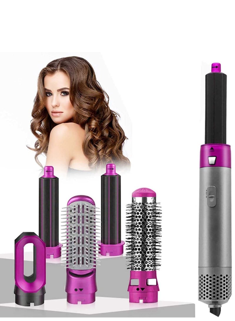 ELTRAZONE Hair Dryer,Hot Air Blower Styler & Volumizer 5 in 1 Hair Brush,Electric Hair Curler,Multifunctional Hair Dryer Styling Tool,Negative Ion Blow Dryer Brush for Women Girl Gift - Image 3