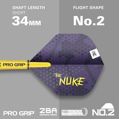 Target Darts Luke Littler Loadout Soft Tip Darts, 90% Tungsten Dart, 19G | Pixel Tip Dart Set, Player Edition Soft Tip Electronic Darts Set with Pro Grip Shafts & No.2 Flights - Image 4