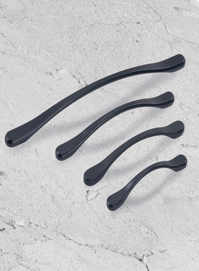 Atom 5.2 Inch Zinc Handle | Black Matt Finish | Cupboard Bar, Cabinet Hardware, Drawer Pull, Wardrobe Fitting | Pack of 20 | CH-548 - Image 4