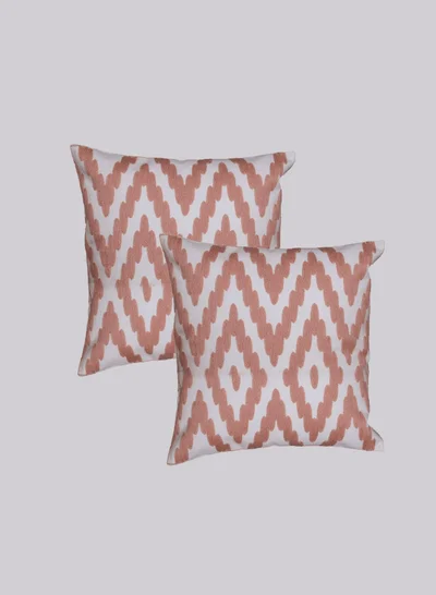 Donetella Cushion Cover,45X45 Cm (18X18 inch) 2-Pcs Decorative Throw Pillowcases Without Filler With Beautiful Abstract Art For Sofa Bed Living Room And Couch, Quicksand