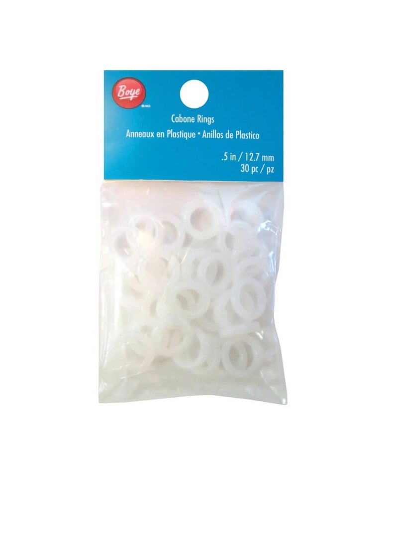 Boye - Boye Cabone Rings .5in 30/Pkg - Image 1