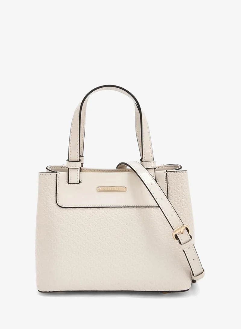 سيليست Monogram Embossed Tote Bag With Double Handle Ramadan Collections