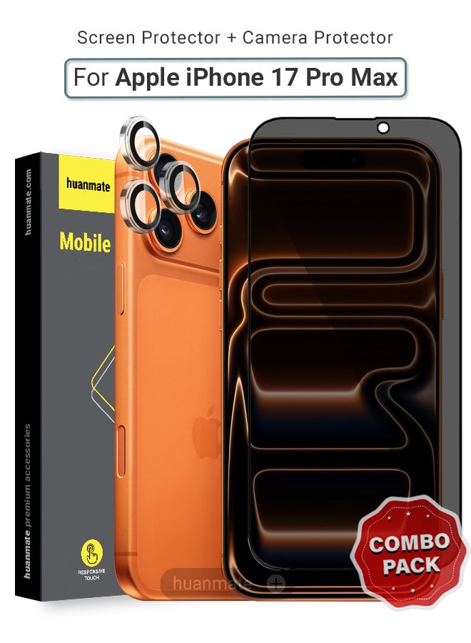 هوان ميت هوان ميت حزمة حماية 2 في 1 لـ Apple iPhone 17 Pro Max