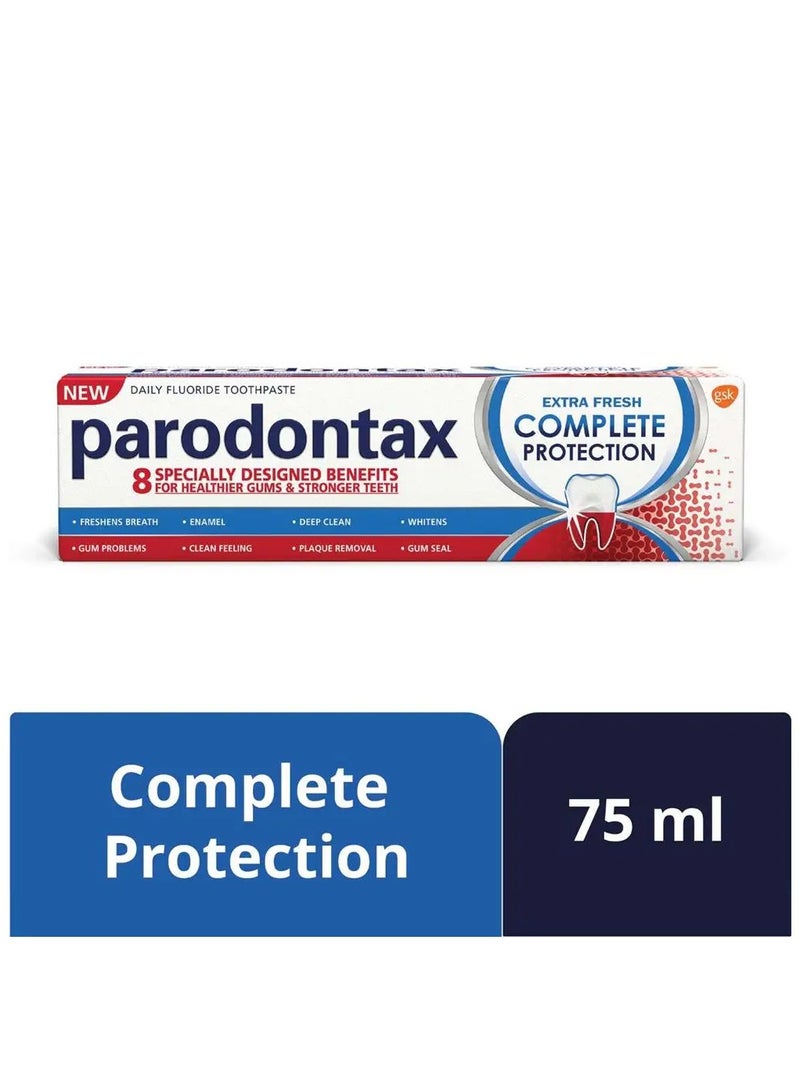 Parodontax Complete Protection Extra Fresh For Bleeding Gums 75ml