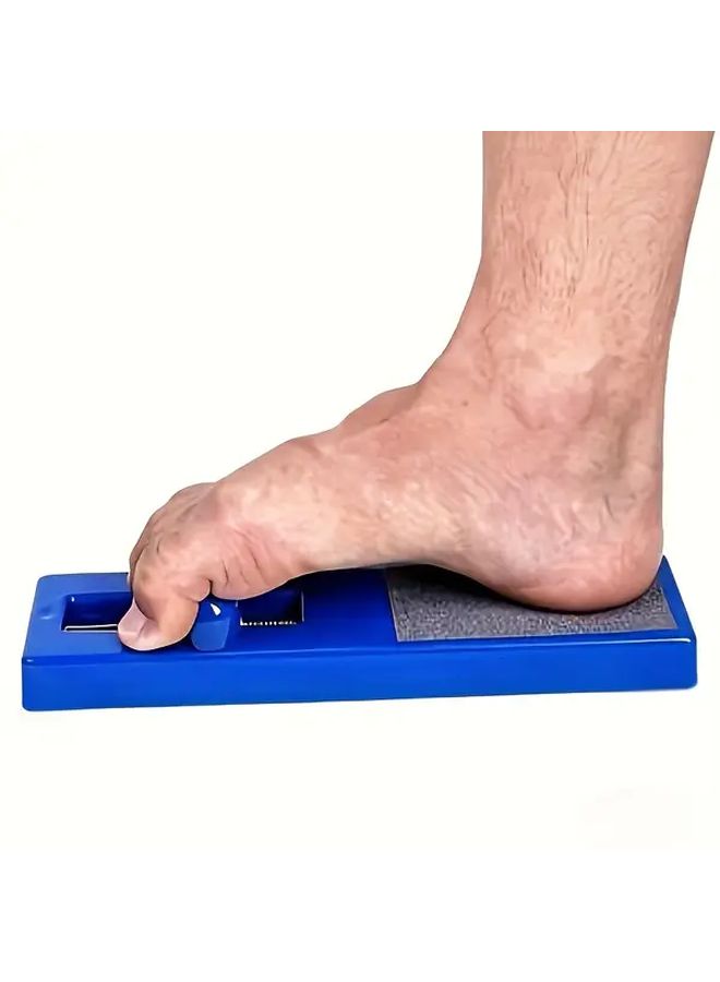 1pc Blue Foot Support And Toe Corrector With Non Slip Base Cushioned Arch Support Ankle Stabilizer Adjustable Toe Alignment Ergonomic Design For Yoga Running Gym Plantar Fasciitis Flat Feet Fallen Arches Home And Professional Foot Care - Image 4