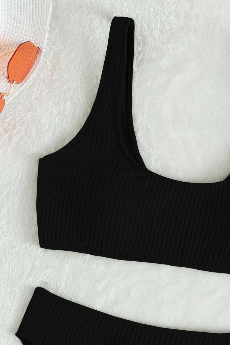 Angelsin Special Twill Tankini Bikini Top - Image 3