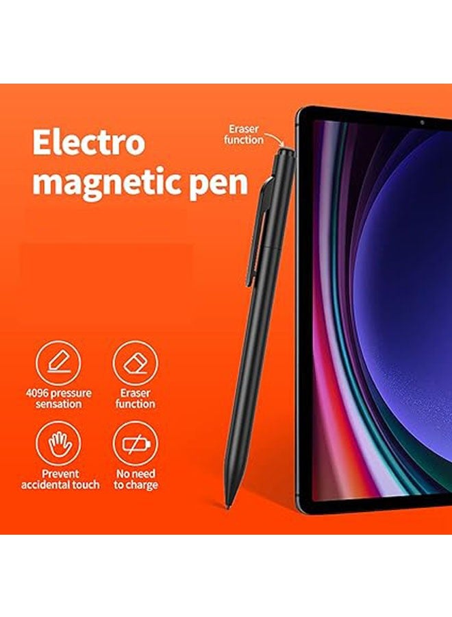 عام قلم للشاشات التي تعمل باللمس مع ممحاة مُحسنة، قلم بديل للأجهزة اللوحية مع 4096 مستوى ضغط، متوافق مع DME والأجهزة اللوحية و Galaxy Tab. - Image 3