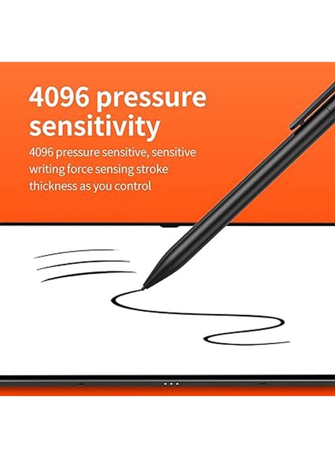 عام قلم للشاشات التي تعمل باللمس مع ممحاة مُحسنة، قلم بديل للأجهزة اللوحية مع 4096 مستوى ضغط، متوافق مع DME والأجهزة اللوحية و Galaxy Tab. - Image 4