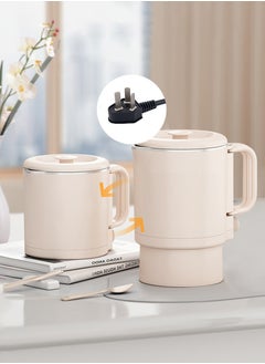 ماركة غير محددة 800ml Portable collapsible kettle, Portable travel kettle, Stainless steel mini electric cooking pot, Suitable for business trips, travel, home, camping(1pcs)  - Image 1