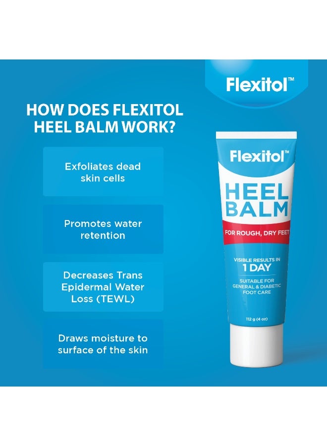 Flexitol بلسم كعب فليكسيتول للكعوب المتشققة بشدة وعلاج العناية بالقدم، قوة إضافية – 112 جرام - Image 4