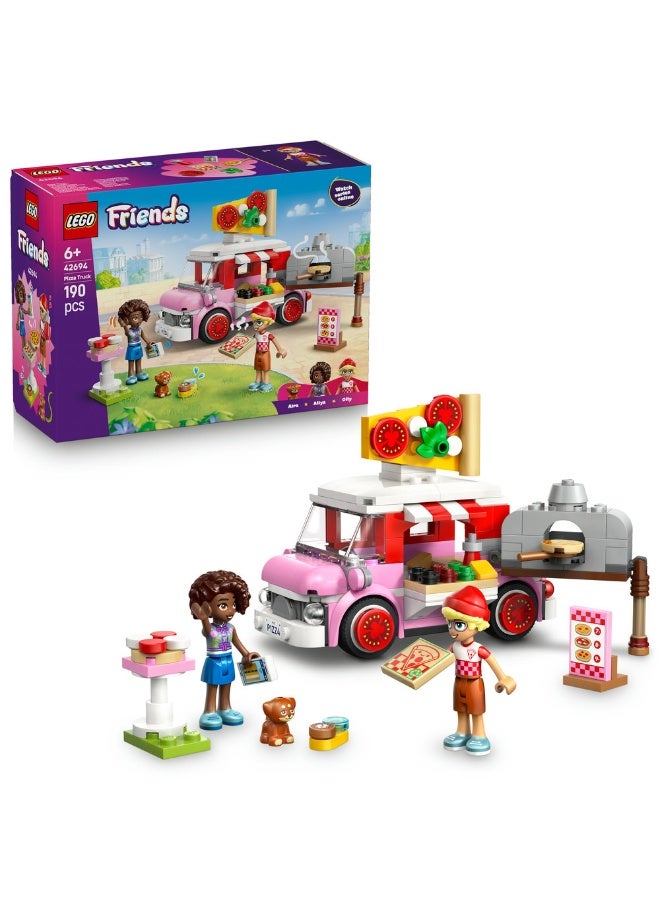 LEGO Friends Pizza Truck Toy with Mini Dolls & Pet Dog 42694 (Age 6+, 190 Pieces) - Image 1