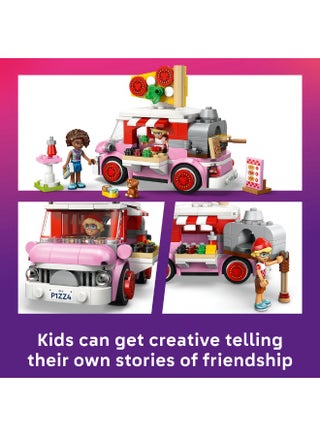 Friends Pizza Truck Toy with Mini Dolls & Pet Dog 42694 (Age 6+, 190 Pieces) - view 4