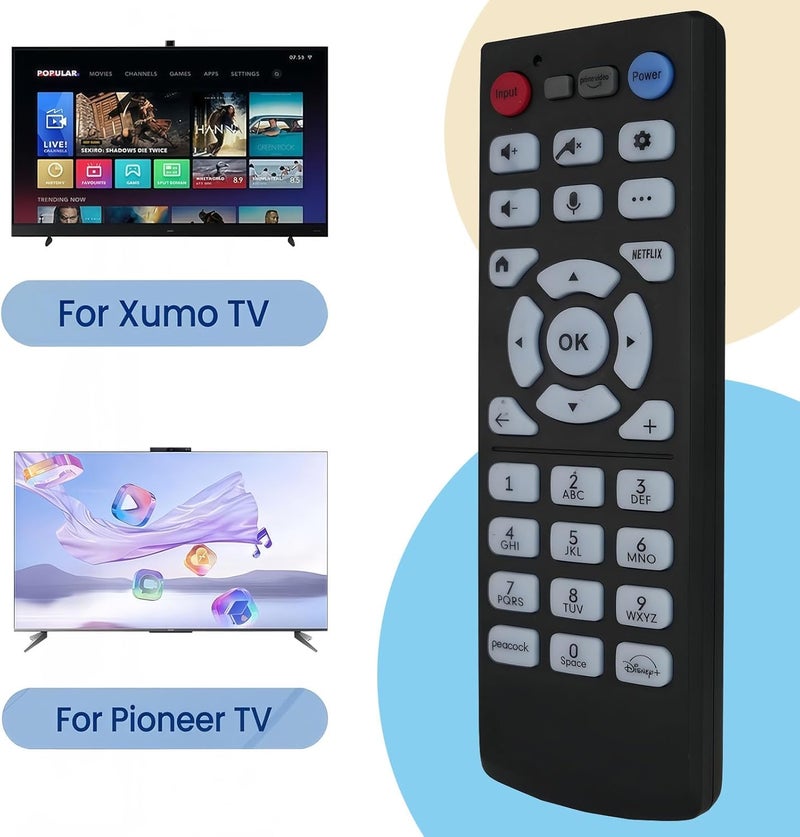 Replacement Remote Control for Pioneer/Element Xumo TV, Plug and Play Setup, Works with Xumo TVs CP-RC1NA-23, PN43-751-24U, PN50-751-24U PN55-751-24U PN65-751-24U (No Voice Function) - Image 1