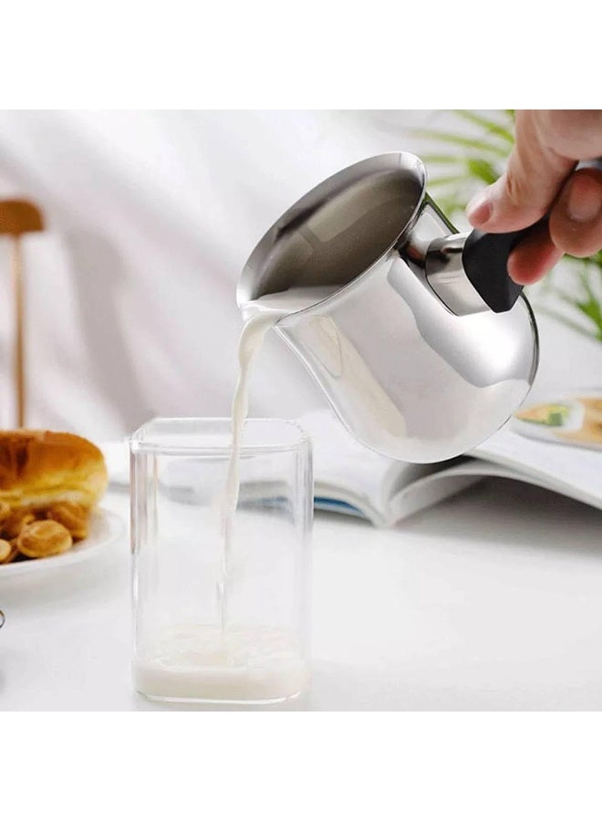 MOMENT 720ML/25oz Turkish Coffee Pot – 304 Stainless Steel Coffee and Butter Warmer, Premium Milk Warmer and Milk Pot with Spout - Image 4