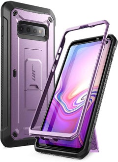 Unicorn Beetle Pro Series Designed for Samsung Galaxy S10 Plus Case (2019 Release) Full-Body Dual Layer Rugged with Holster & Kickstand Without Built-in Screen Protector (Purple)