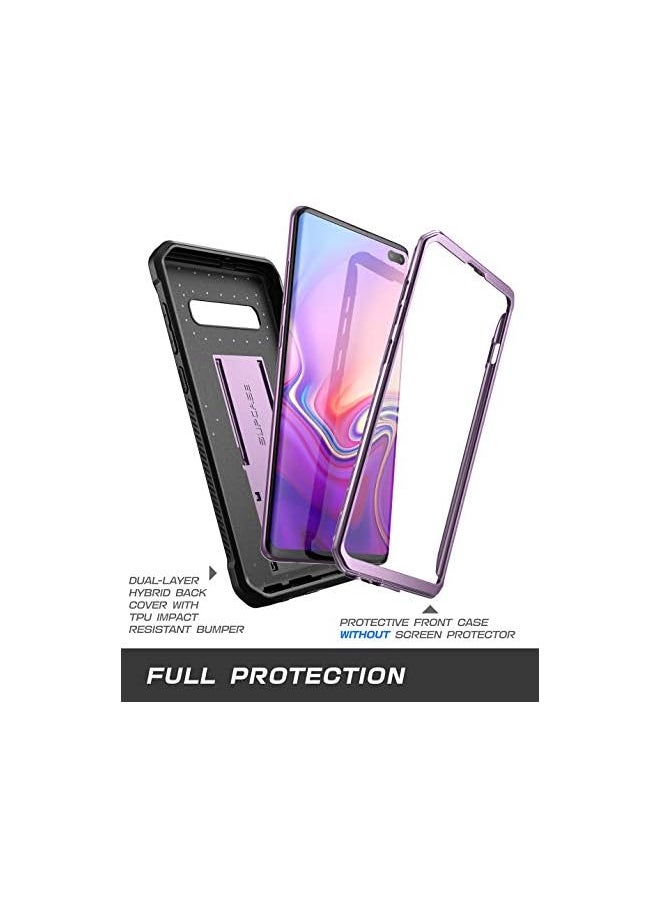 SupCase - Unicorn Beetle Pro Series Designed for Samsung Galaxy S10 Plus Case (2019 Release) Full-Body Dual Layer Rugged with Holster & Kickstand Without Built-in Screen Protector (Purple) - Image 1
