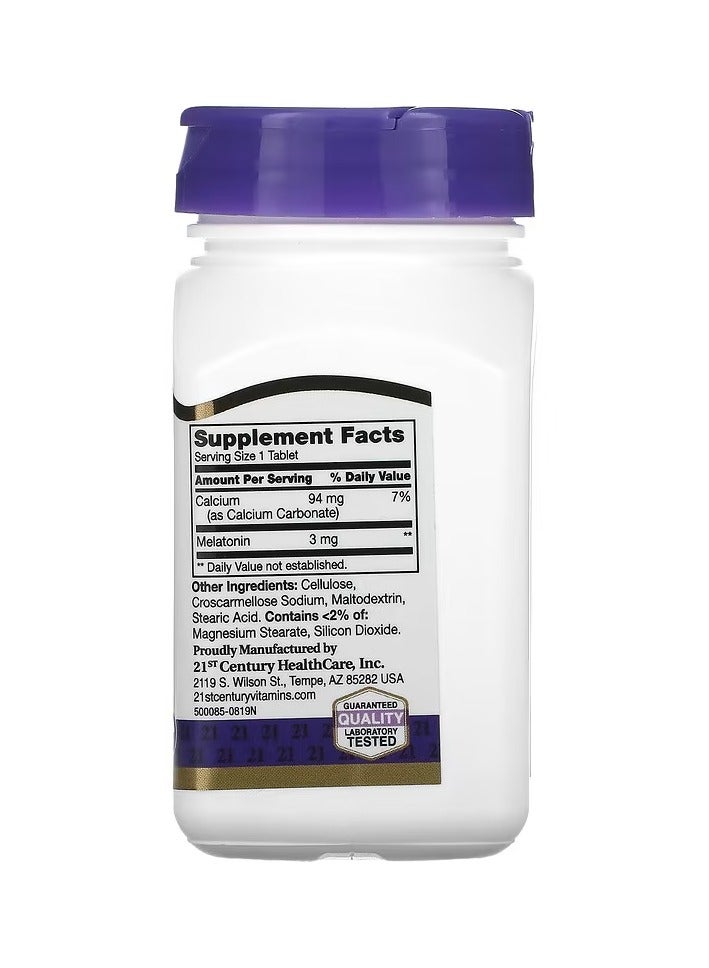 القرن الحادي والعشرون ميلاتونين  3 مجم 90 قرص - Image 2