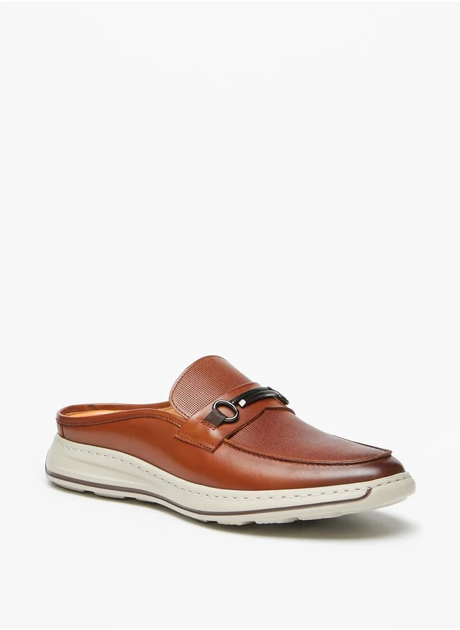 Le Confort Men's Textured Slip-On Mules