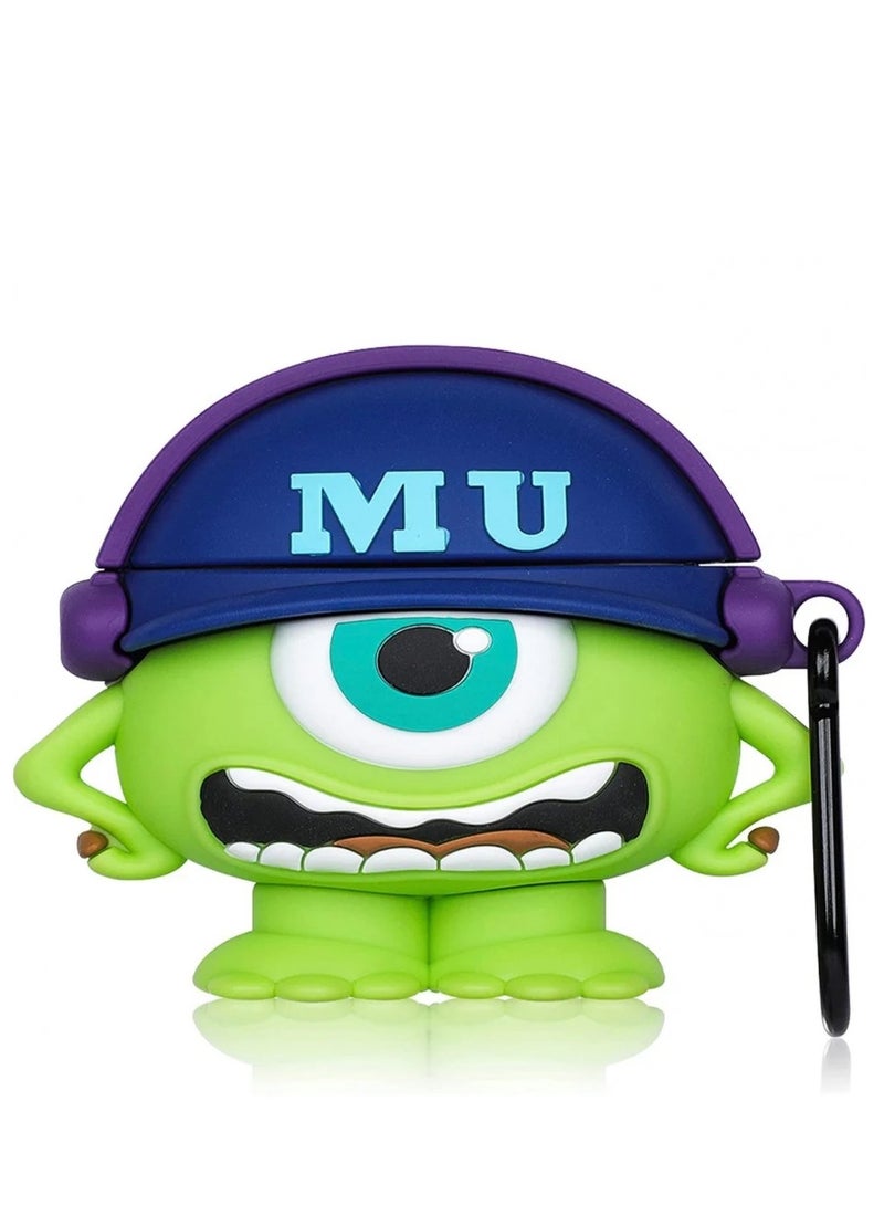 Compatible with AirPods 4 Case Soft Silicone Shockproof Cover for AirPods 4th Generation (2024), New 3D Cute Cartoon Creative Fun Case with Keychain Design  - Image 1
