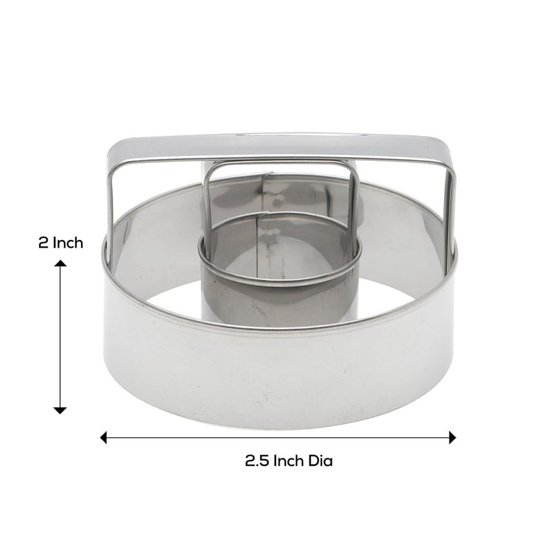 Mrs. Anderson's Baking Mrs. Andersonâ€™s Baking Donut Cutter with Handle, Stainless Steel, Makes 3-Inch Donuts - Image 2