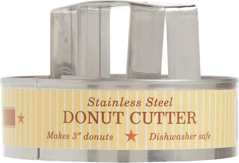 Mrs. Anderson's Baking Mrs. Andersonâ€™s Baking Donut Cutter with Handle, Stainless Steel, Makes 3-Inch Donuts - Image 3