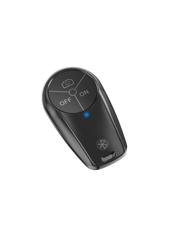Mobile Phone Bluetooth Selfie Artifact Live Broadcast Remote Control Android IOS Universal Mini Wireless Single on Photography Remote Control-Color:Black - Image 5