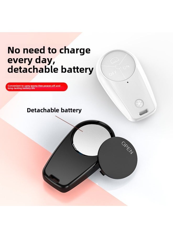 Mobile Phone Bluetooth Selfie Artifact Live Broadcast Remote Control Android IOS Universal Mini Wireless Single on Photography Remote Control-Color:Black - Image 3