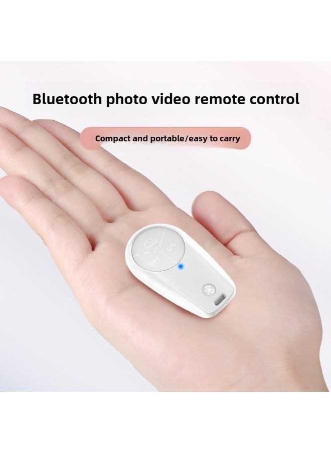 Mobile Phone Bluetooth Selfie Artifact Live Broadcast Remote Control Android IOS Universal Mini Wireless Single on Photography Remote Control-Color:Black - Image 2