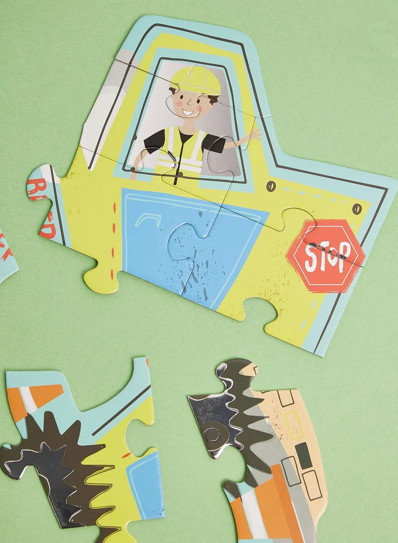 Floss & Rock Digger 12Pc Shaped Jigsaw With Shaped Box