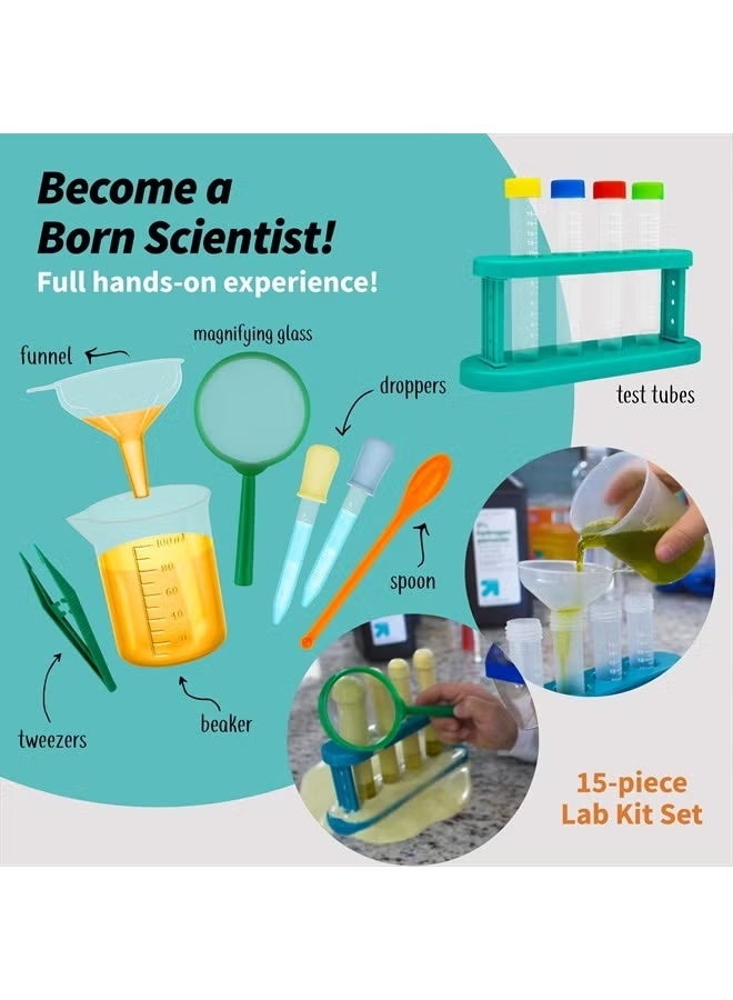 Born Toys Science Kits for Kids w/Kids Lab Coat for Ages 5-8, Includes Science Experiments for Kids, Science Toys, Kids Science Goggles, Kids Science Kits, Dress Up & Pretend Play or Kids Costume - Image 4