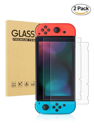 2 Pack Screen Protector Compatible with Nintendo Switch 9H Hardness Tempered Glass Protective Film Scratch Resistant Anti-Fingerprint Crystal Clear for Nintendo Switch - pzsku/ZD45FD79DF59EB814C697Z/45/_/1697250618/33e78ba1-6368-4748-8e31-bbccbe8da345