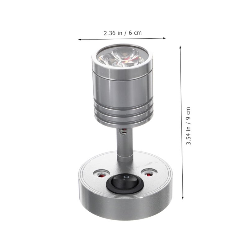 Silver Marine Wall Mount Reading Light 3W Soft Illumination For RV Boat Yacht - Image 3