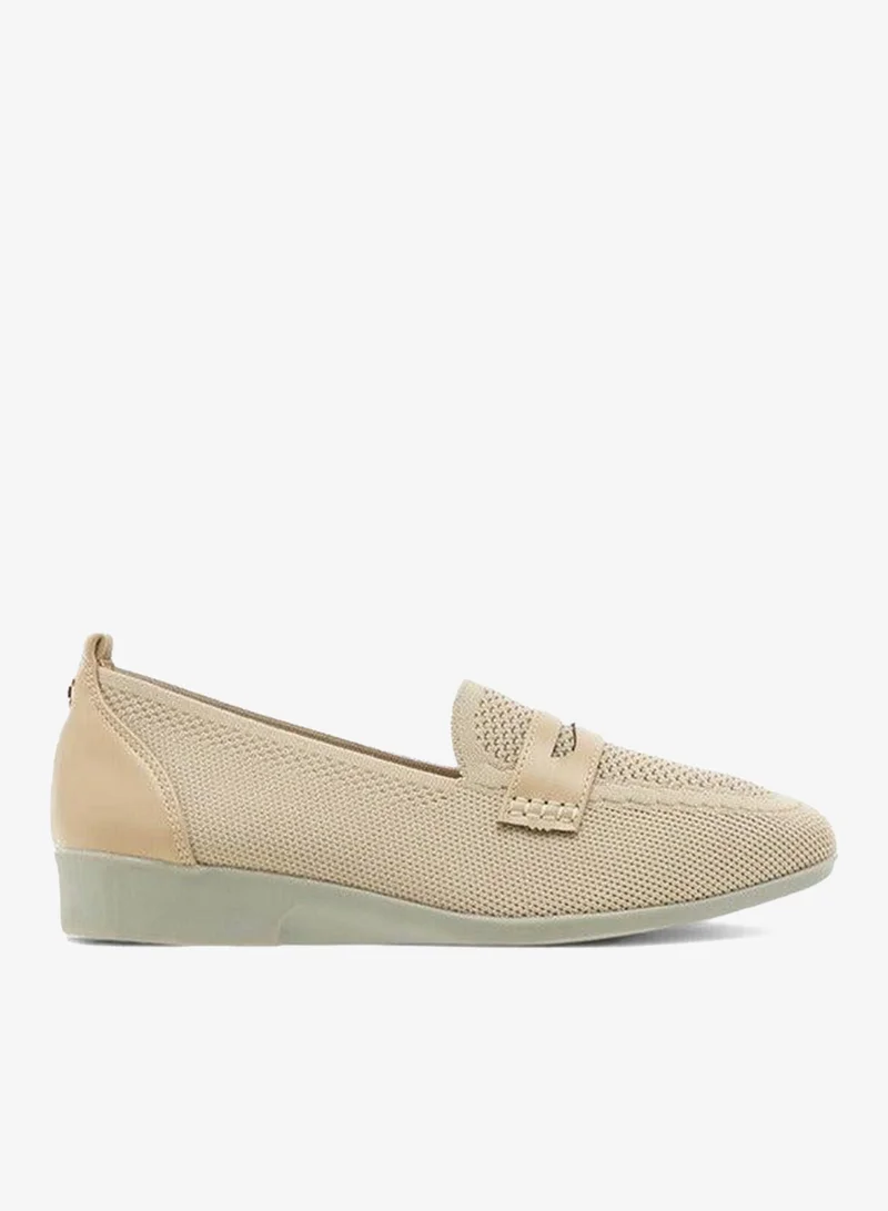 Le Confort Flyknit Textured Slip-On Loafers with Platform Heels