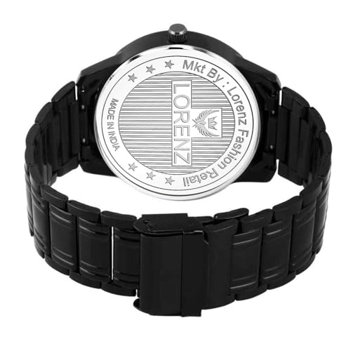 LORENZ Green-Black Dial Analogue Watch for Men | Watch for Boys- Mk-2092W - Image 5